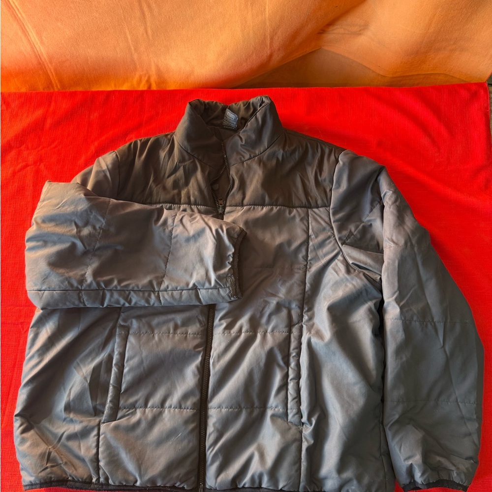 Faded Glory Unisex Gray / Lightweight Spring Puffer Jacket
